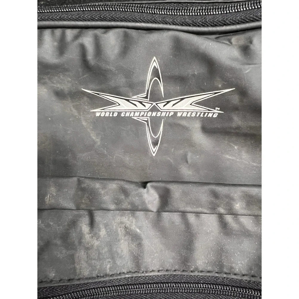 Vtg WCW/NWO Wrestling Bill Goldberg Back‎ Pack 1998 Bag With Water Bottle Holder